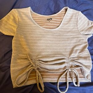 Cute summer crop top womans medium